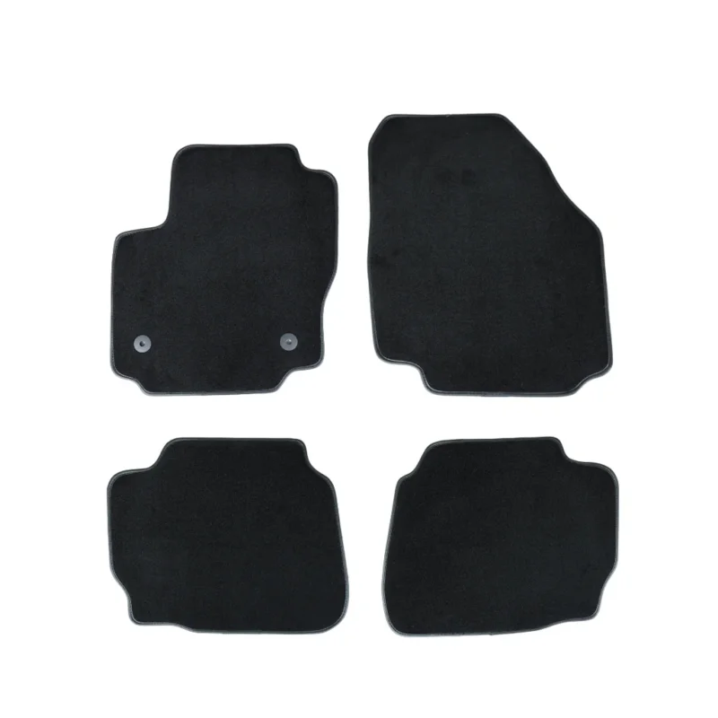 Covorase auto mocheta (negru) Volkswagen Polo 6N Classic, an fabricatie 1995 - 2001, caroserie sedan, sistem de prindere rotund | 1086054BLACK Promoție