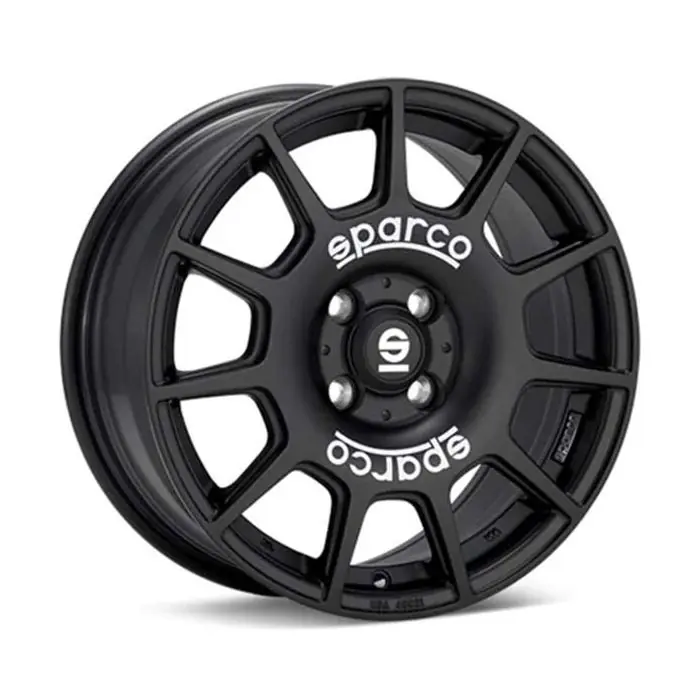 Cumpără acum Jante aliaj SPARCO TERRA MATT BLACK WHITE LETTERING 7X16 4X100 CB:63.4 ET:37