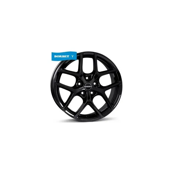 Livrare expres Jante aliaj BORBET Y BLACK GLOSSY 8X18 5X108 CB:72.5 ET:45