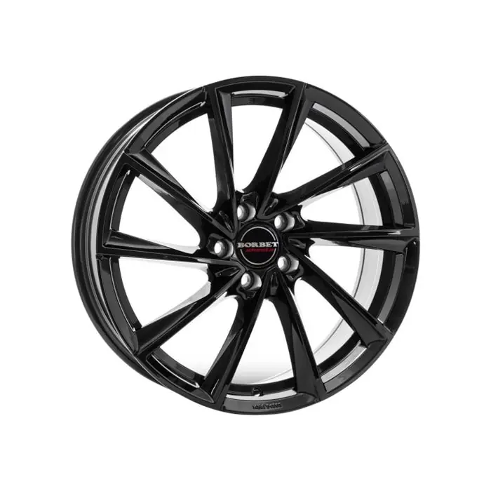 Jante aliaj BORBET VTX BLACK GLOSSY 8X18 5X114.3 CB:72.5 ET:48 Preferatul clienților