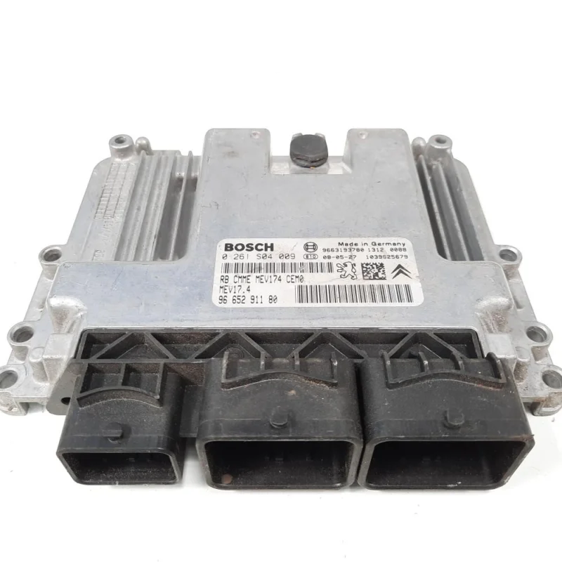 Calculator motor, cod 9663193780, 0261S04009, Peugeot 206 Van, 1.6 benz, NFU (idi:538605) Livrare expres