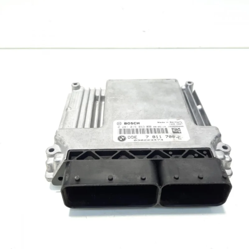 Calculator motor ECU, cod 7811700, 0281015043, Bmw 5 Touring (E61), 2.0 diesel, N47D20A (idi:560522) Ofertă