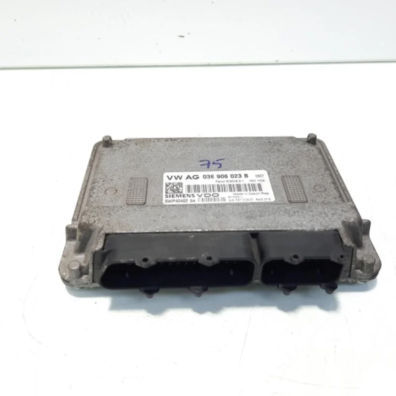 Calculator motor ECU, cod 03E906023B, VW Polo (9N), 1.2 benz, BZG (idi:560458) Ofertă specială