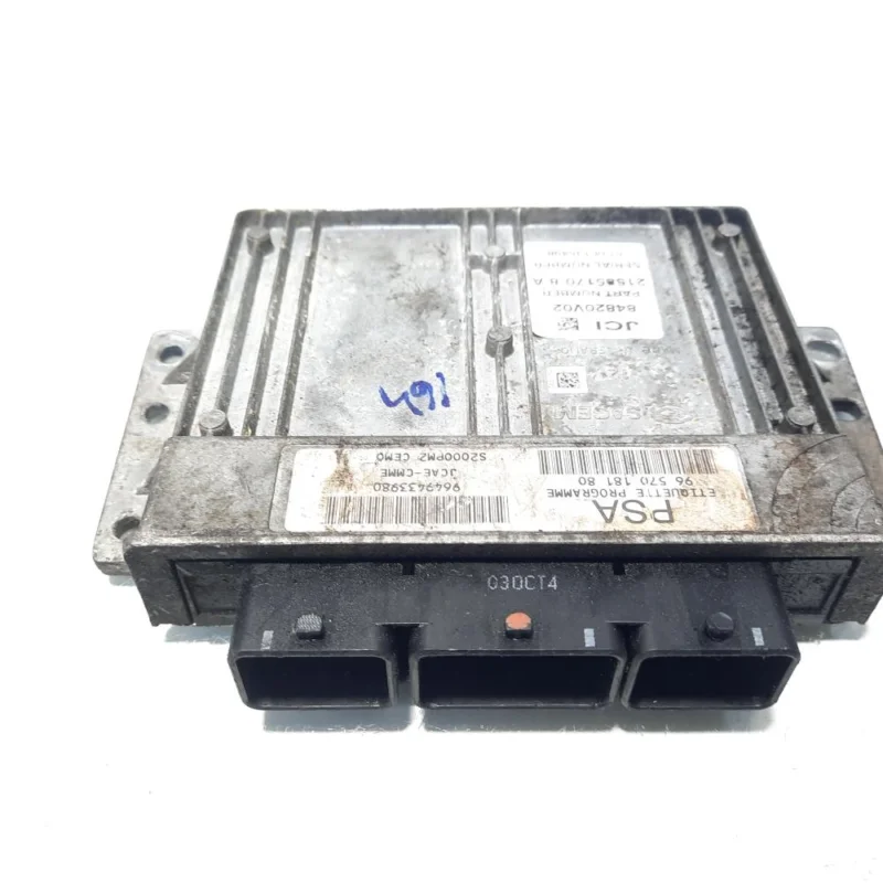 Calculator motor ECU, cod 9657018180, 9649433980, Peugeot 207 SW, 1.4 benz, KFV (idi:560757) Discount