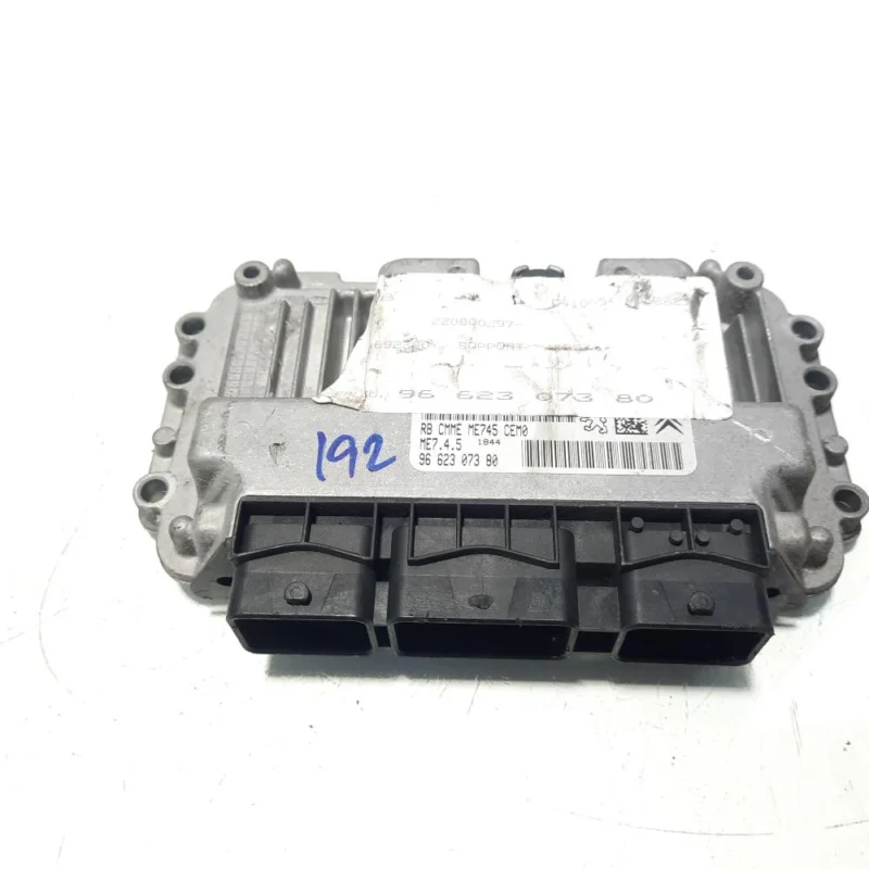 Calculator motor ECU, cod 9662307380, Peugeot 1007, 1.6 16V benz, NFU (idi:560752) Vezi acum