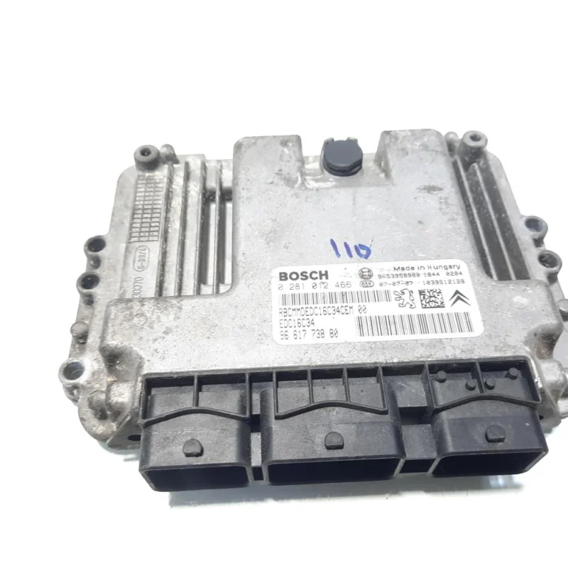 Calculator motor ECU, cod 9661773880, 0281012466, Citroen Xsara Picasso, 1.6 HDI, 9HZ (id:560711) Reducere de preț