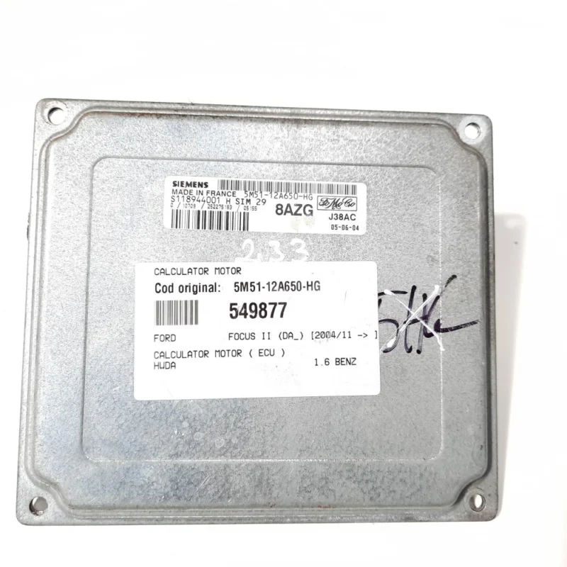 Discount Calculator motor, cod 5M51-12A650-HG, Ford Focus 2 Cabriolet, 1.6 benz, HWDA (idi:549877)