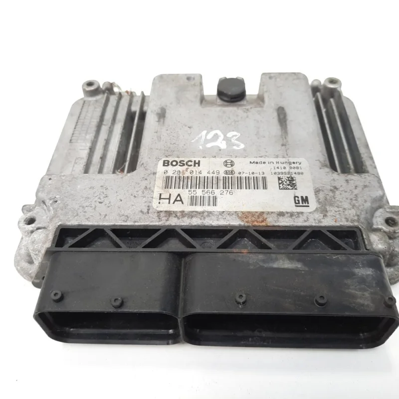 Noutate Calculator motor, cod GM55566276, 0281014449, Opel Astra H GTC, 1.9 CDTI, Z19DTH (idi:549808)