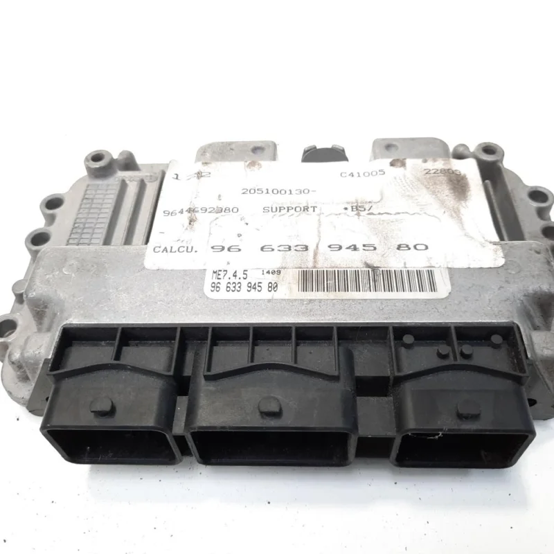 Calculator motor, cod 9663394580, 0261201609, Citroen C3 (I), 1.6 benz, NFU (idi:549676) Premium