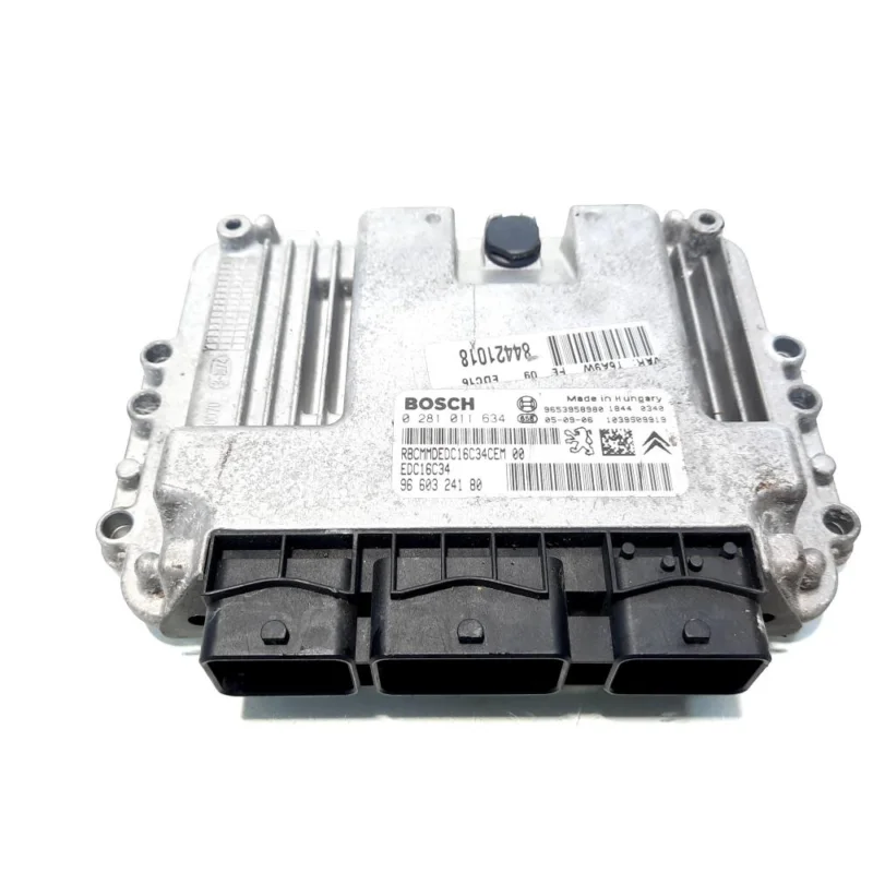 Calculator motor ECU, cod 9653958980, 0281011634, Peugeot 5008, 1.6 HDI, 9HZ (idi:550020) Popular