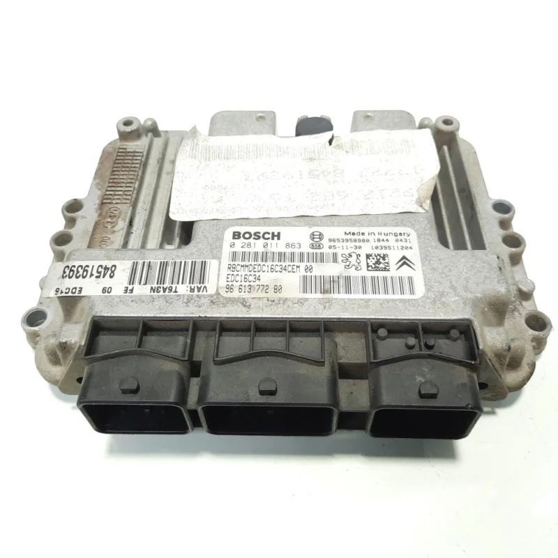 Doar azi Calculator motor, cod 9661377280, 0281011863, Peugeot 307 sedan, 1.6 HDI, 9HX (idi:547032)