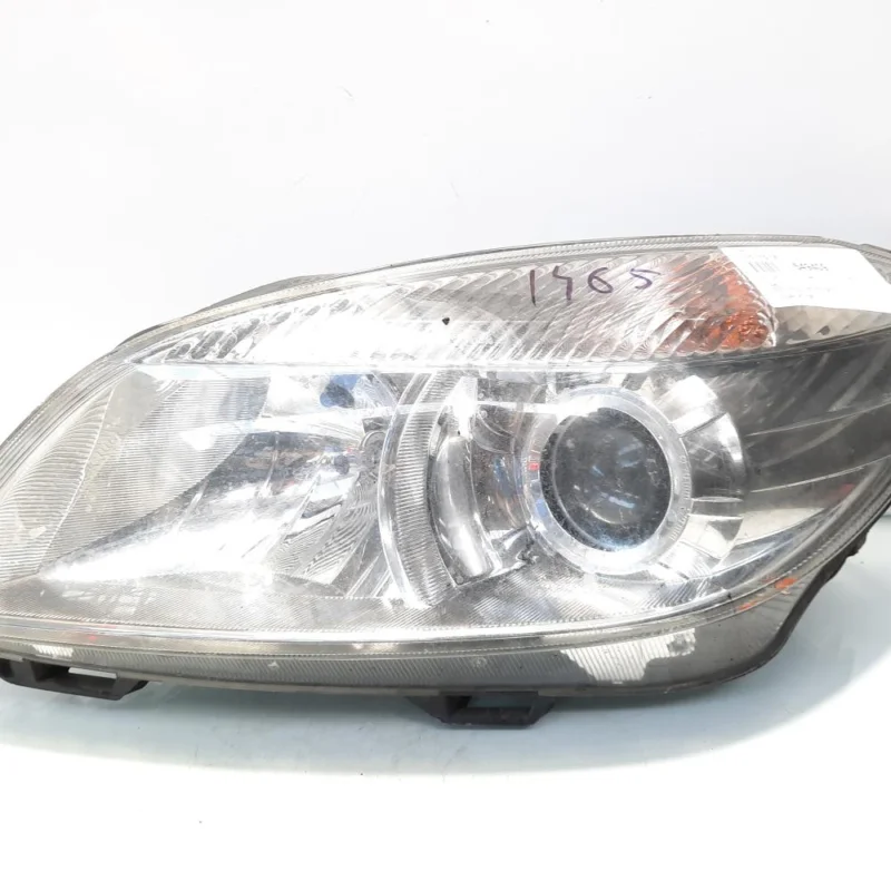 Plată sigură Far stanga cu lupa, Skoda Fabia 2 (facelift), vol pe dr (id:549409)