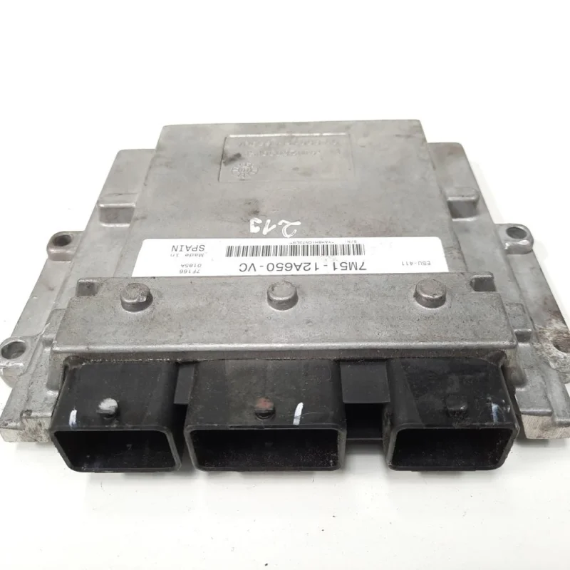 Retur ușor Calculator motor, cod 7M51-12A650-VC, Ford Focus 2 (DA), 1.8 benz, QQDB (id:549954)