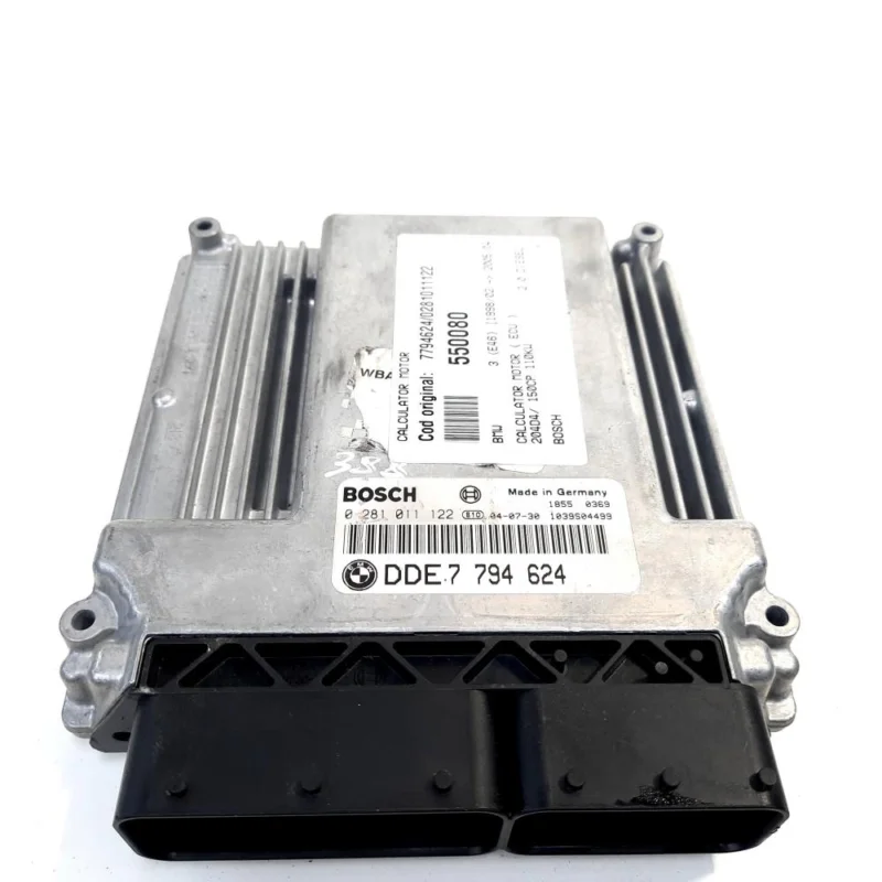 Disponibil imediat Calculator motor Bosch, cod 7794624, 0281011122, Bmw 3 (E46) 2.0 diesel, 204D4 (id:550080)