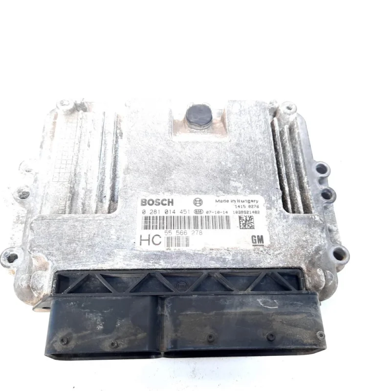 Calculator motor, cod 55566278, 0281014451, Opel Astra H, 1.9 CDTI, Z19DT (id:549716) Reducere specială