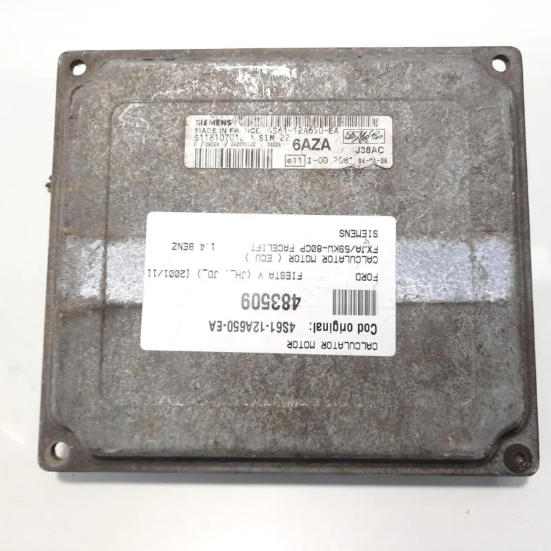 Reducere specială Calculator motor Siemens, cod 4S61-12A650-EA, Ford Fusion (JU), 1.4 benz, FXJA (idi:483509)