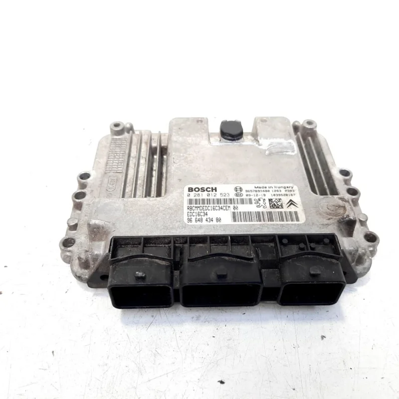 Calculator motor, cod 9657699480, 0281012523, Citroen C3 (I), 1.4 HDI, 8HZ (idi:543582) Promoție