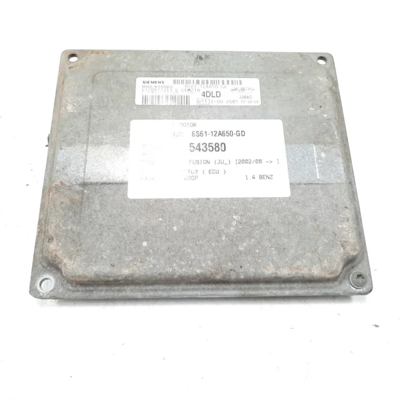 Calitate înaltă Calculator motor, cod 6S61-12A651-GD, Ford Fiesta 5, 1.4 benz, FXJA (idi:543580)