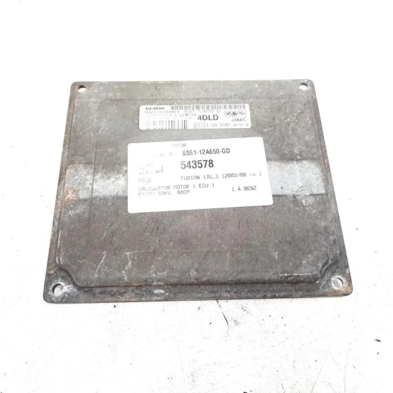 Calculator motor, cod 6S61-12A650-GD, Ford Fusion (JU), 1.4 benz, FXJA (id:543578) Vezi acum