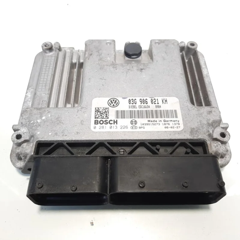 Super ofertă Calculator motor Bosch, cod 03G906021KH, 0281013226, Skoda Octavia 2 (1Z3), 1.9 TDI, BXE (idi:535415)