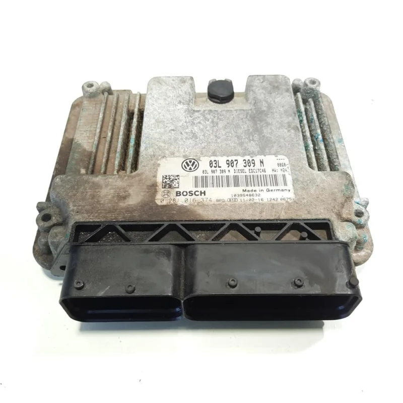 Retur ușor Calculator motor, cod 03L907309N, 0281016374, Vw Passat CC (357) 2.0 TDI, CFF (id:540215)