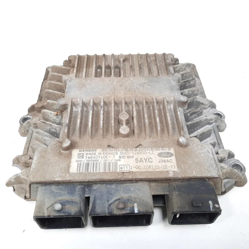 Calculator motor Siemens, cod 3S61-12A650-LC, Ford Fiesta 6, 1.4 TDCI, F6JA (id:538837) Reducere specială