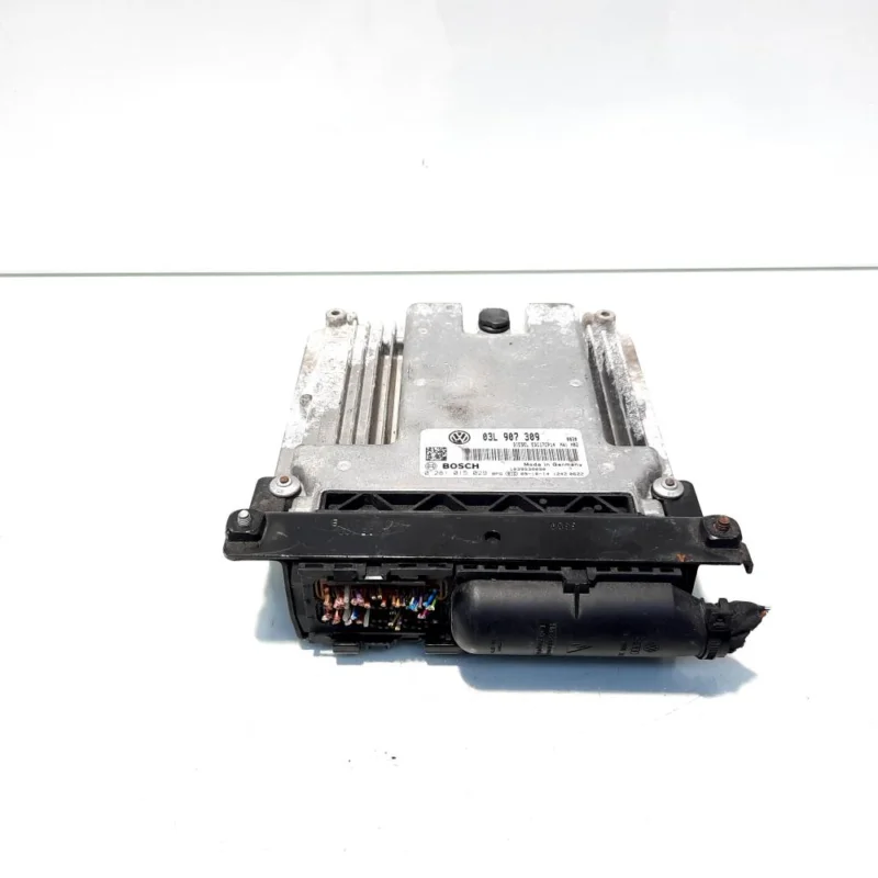 Calculator motor, cod 03L907309, 0281015029, Audi A3 Cabriolet (8P7), 2.0 TDI, CBA (idi:527128) Noutate