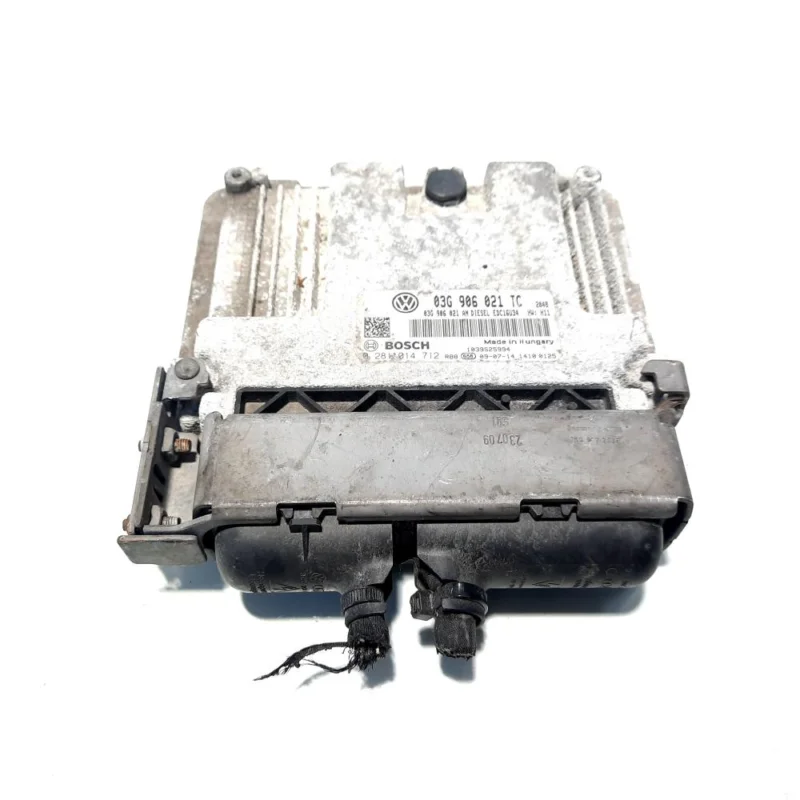 Calculator motor, cod 03G906021TC, 0281014712, VW Golf 5 Plus (5M1), 2.0 TDI, BKD (idi:527126) Livrare rapidă