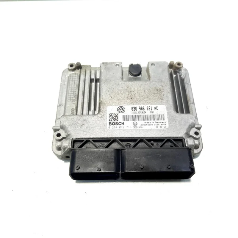Calculator motor, cod 03G906021AC, 0281012719, Skoda Superb II Combi (3T5), 2.0 TDI, BMP (idi:527084) Ofertă specială