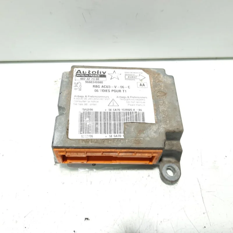 Calculator airbag, cod 9660349980, Peugeot 206 CC (idi:529417) Retur gratuit
