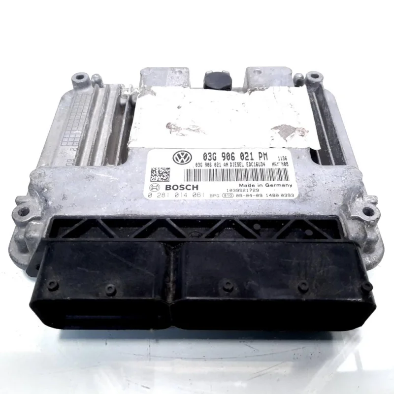 Calculator motor, cod 03G906021PM, 0281014061, Vw Jetta 3 (1K2) 1.9 TDI, BXE (id:526879) Reducere