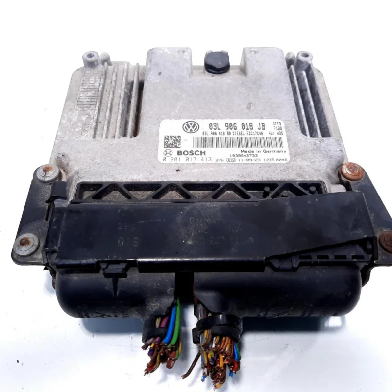 Calculator motor, cod 03L906018JB, 0281017413, Skoda Superb II Combi (3T5) 2.0 TDI, CFF (id:526809) Comandă acum