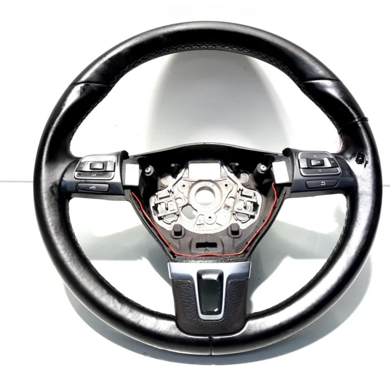 Retur ușor Volan piele cu comenzi, cod 3C8419091AJ, VW Passat Variant (3C5) (idi:515839)