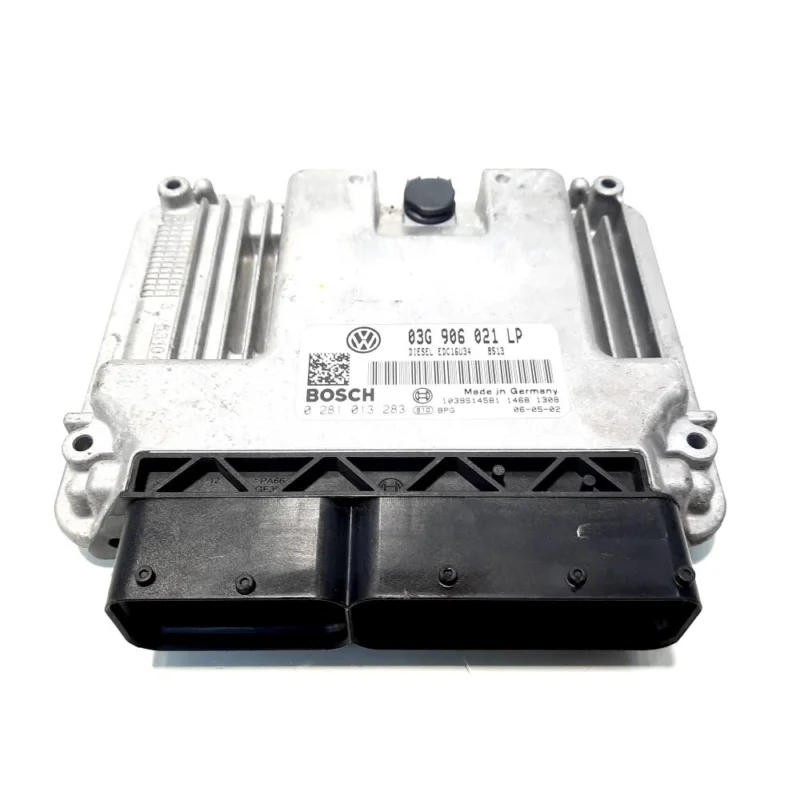 Calculator motor, cod 03G906021LP. 0281013283, Seat Leon (1P1), 2.0 TDI, BKD (idi:516781) Disponibil imediat