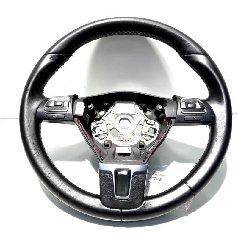 Volan piele cu comenzi, cod 3C8419091BE, VW Passat (362) (id:515838) Premium