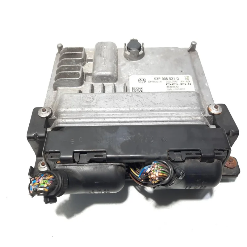 Calculator motor, cod 03P906021Q, Seat Ibiza 5 ST (6J8) 1.2 TDI, CFW (idi:506684) Promoție