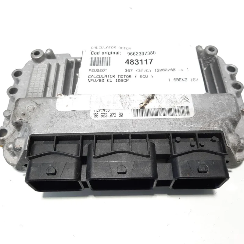 Reducere Calculator motor, cod 9662307380, Peugeot, 1.6 16V benz, NFU (idi:483117)