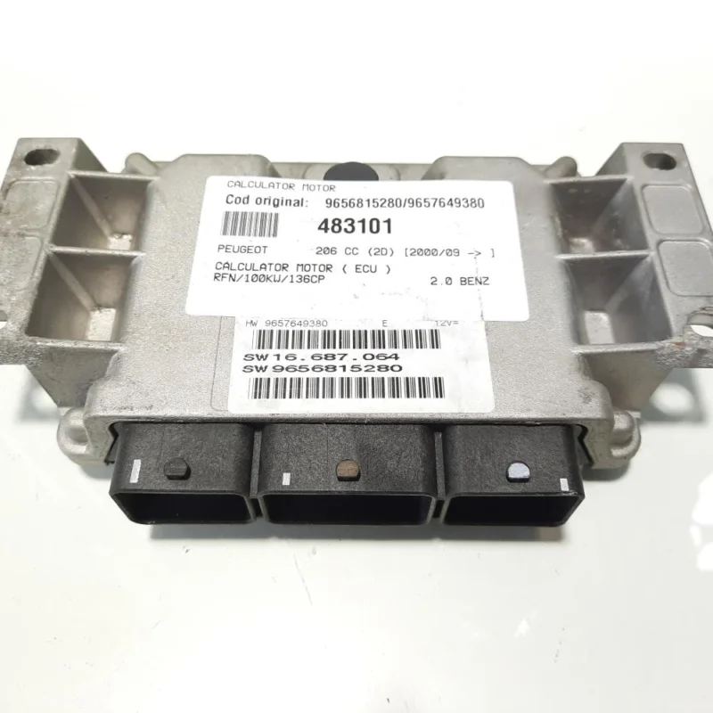 Cel mai bun preț Calculator motor, cod 9656815280, 9657649380, Peugeot 307 SW, 2.0 benz, RFN (idi:483101)