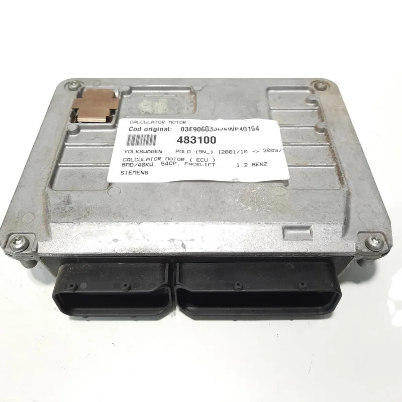 Calculator motor Siemens, cod 03E906033L, 5WP40194, Skoda Fabia 1 (6Y2) 1.2 B, BMD (idi:483100) Reducere de preț