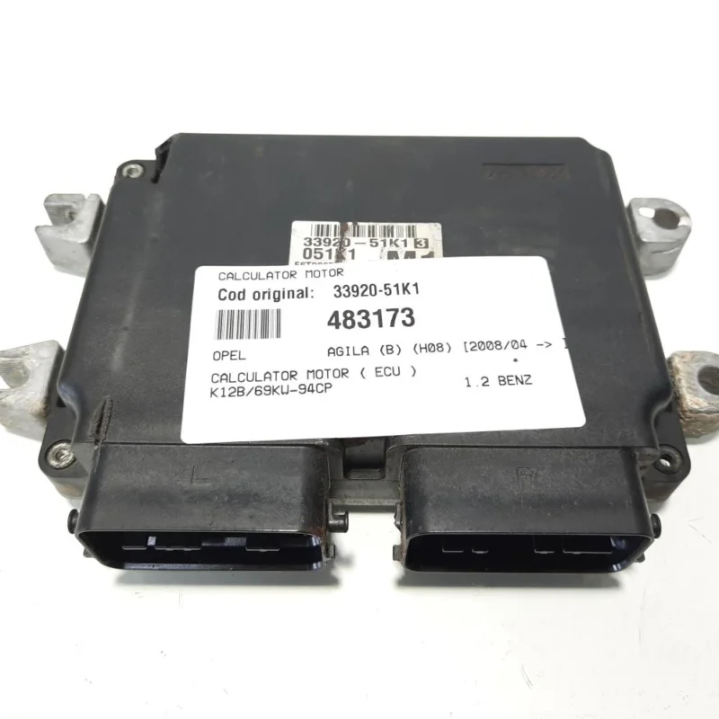 Calculator motor, cod 33920-51K1, Suzuki Swift 3 (MZ,EZ) 1.2 B, K12B (idi:483173) Livrare rapidă