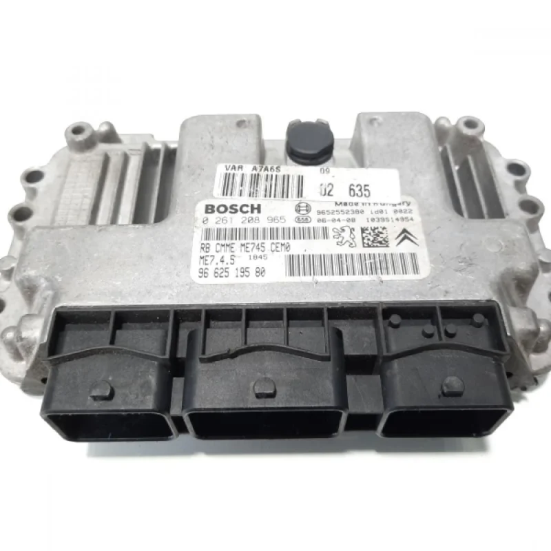 Calculator motor Bosch, cod 9662519580, 0261208965, Peugeot, 1.6 benz, NFU (idi:483240) Vezi acum