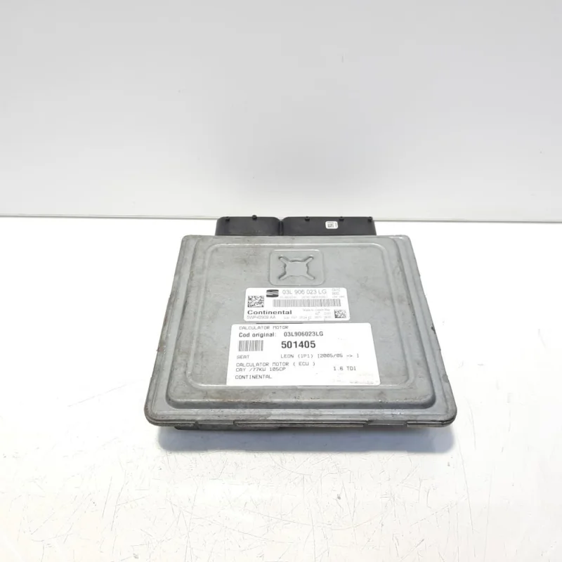 Calculator motor Continental, cod 03L906023LG, VW, 1.6 TDI, CAY (idi:501405) Preț mic
