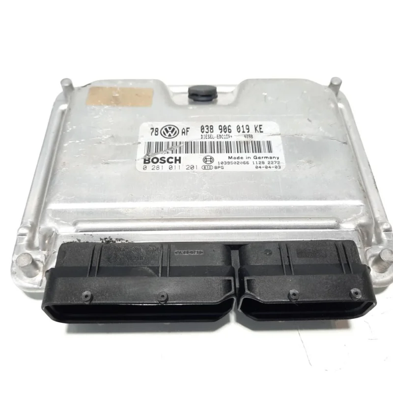 Calculator motor Bosch, cod 038906019KE, 0281011201, VW Passat Variant (3B6), 1.9 TDI, AWX (idi:491390) Premium