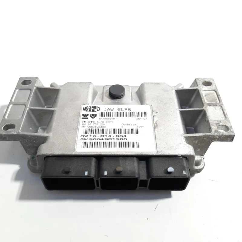 Calculator motor, cod 9663805380, 9664981980, Peugeot 307 CC (3B), 2.0 benz, RFJ (idi:491976) Calitate înaltă