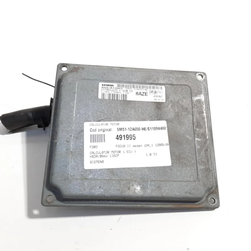 Calculator motor Siemens, cod 5M51-12A6500HE, S11894400, Ford Focus 2 Combi (DA), 1.6 TI, HXDA (idi:491995) Reduceri