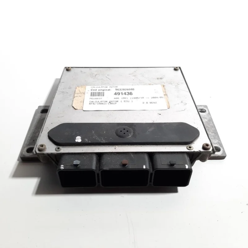Calculator motor, cod 9637826080, Peugeot 206 Van, 2.0 benz, RFN (idi:491436) Plată sigură