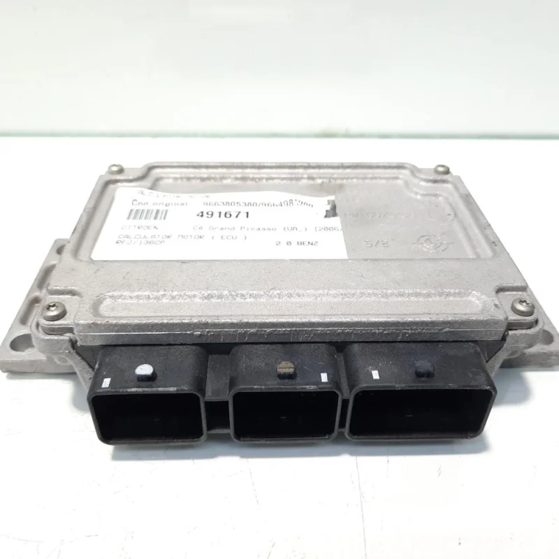 Calculator motor, cod 9663805380, 9664981980, Citroen C4 Grand Picasso, 2.0 benz, RFJ (idi:491671) Mai ieftin