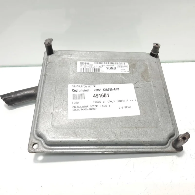 Calculator motor, cod 7M51-12A650-AFB, Ford C-Max 1, 1.6 benz, SHDA (idi:491601) Cel mai vândut
