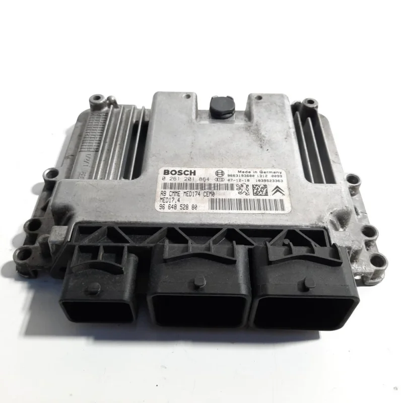 Calculator motor, cod 9664852880, 0261201864, Peugeot 308 CC, 1.6 benz, 5FT (idi:491808) Bestseller
