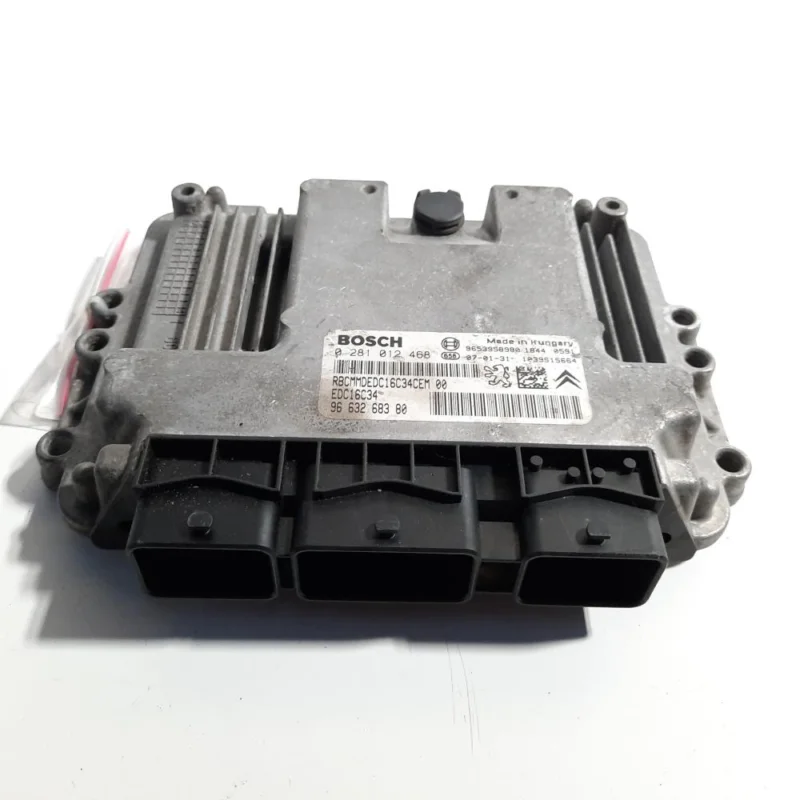 Calculator motor Bosch, cod 9663268380, 0281012468, Peugeot 307 Break, 1.6 HDI, 9HX (idi:491742) Ofertă